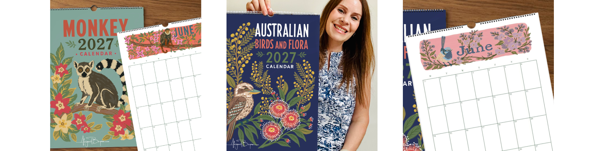 My Wall Calendars designed by Abigail Bryan