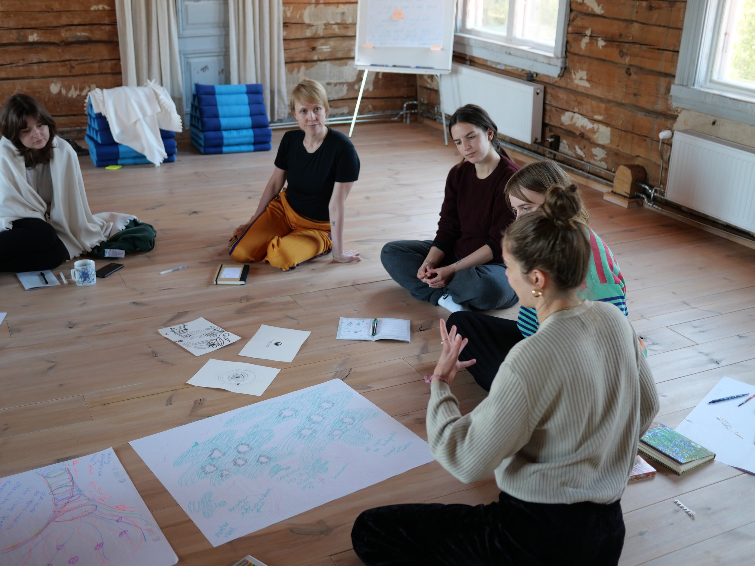 The group share their visions of a more just and sustainable future 