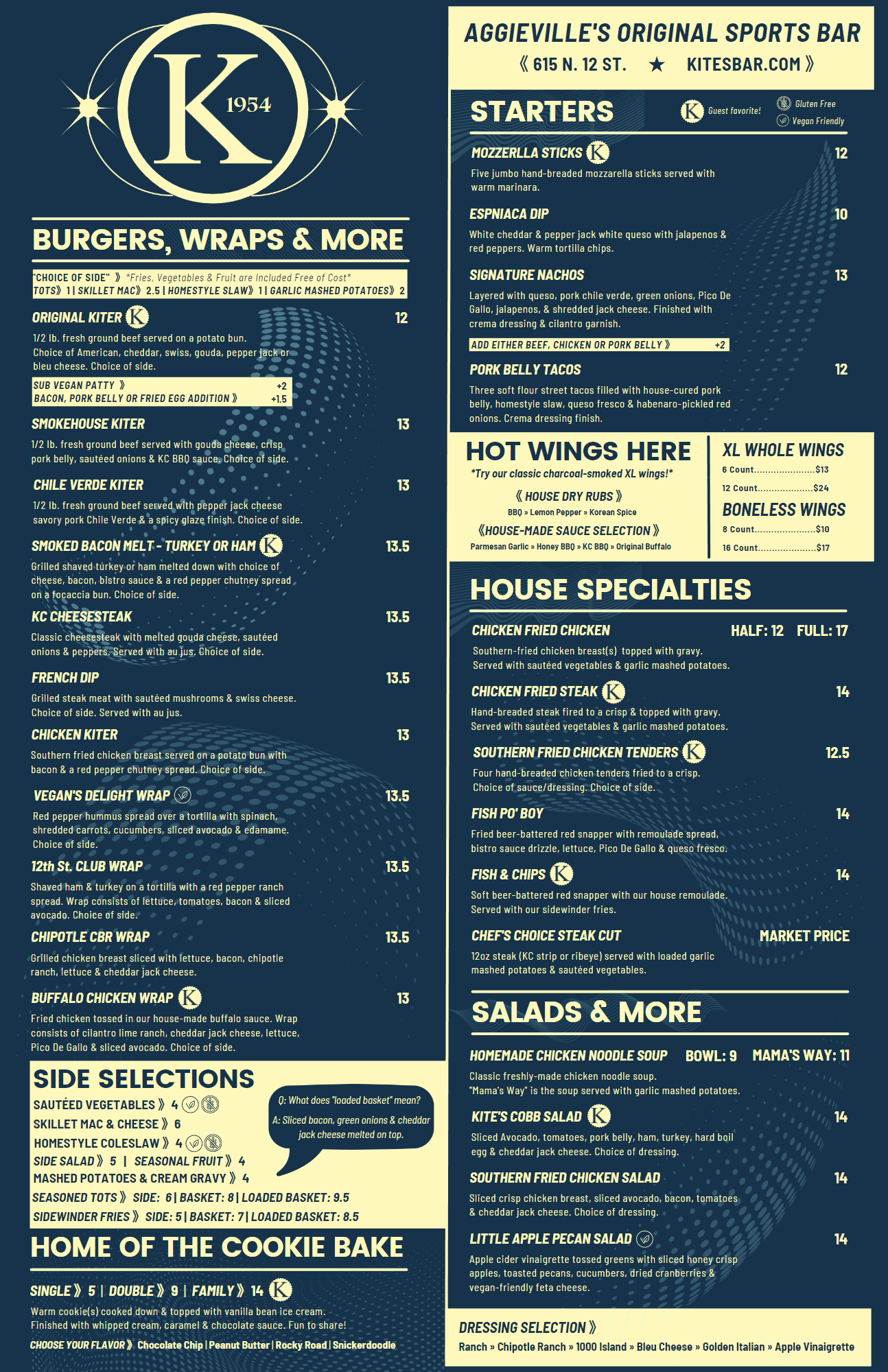MENUS
