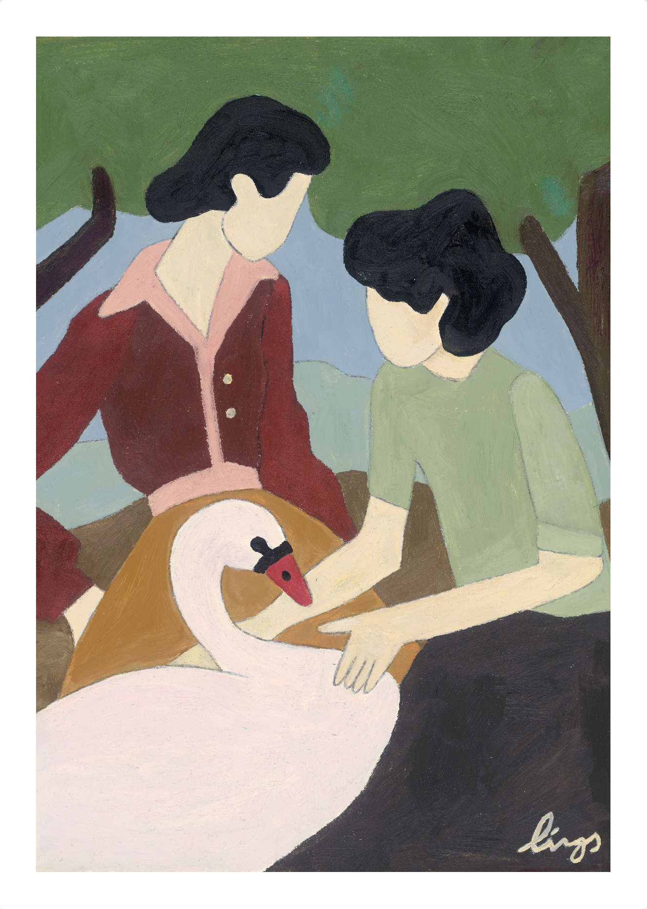 The Swan Story Limited Art Print