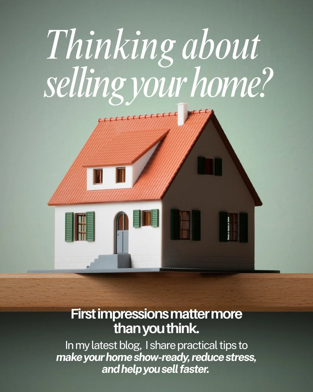 Thinking about selling your home? First impressions matter more than you think.

Decluttering and organizing before listing isn&rsquo;t about perfection: it&rsquo;s about creating space for buyers to imagine their life in your home.

In my latest blo