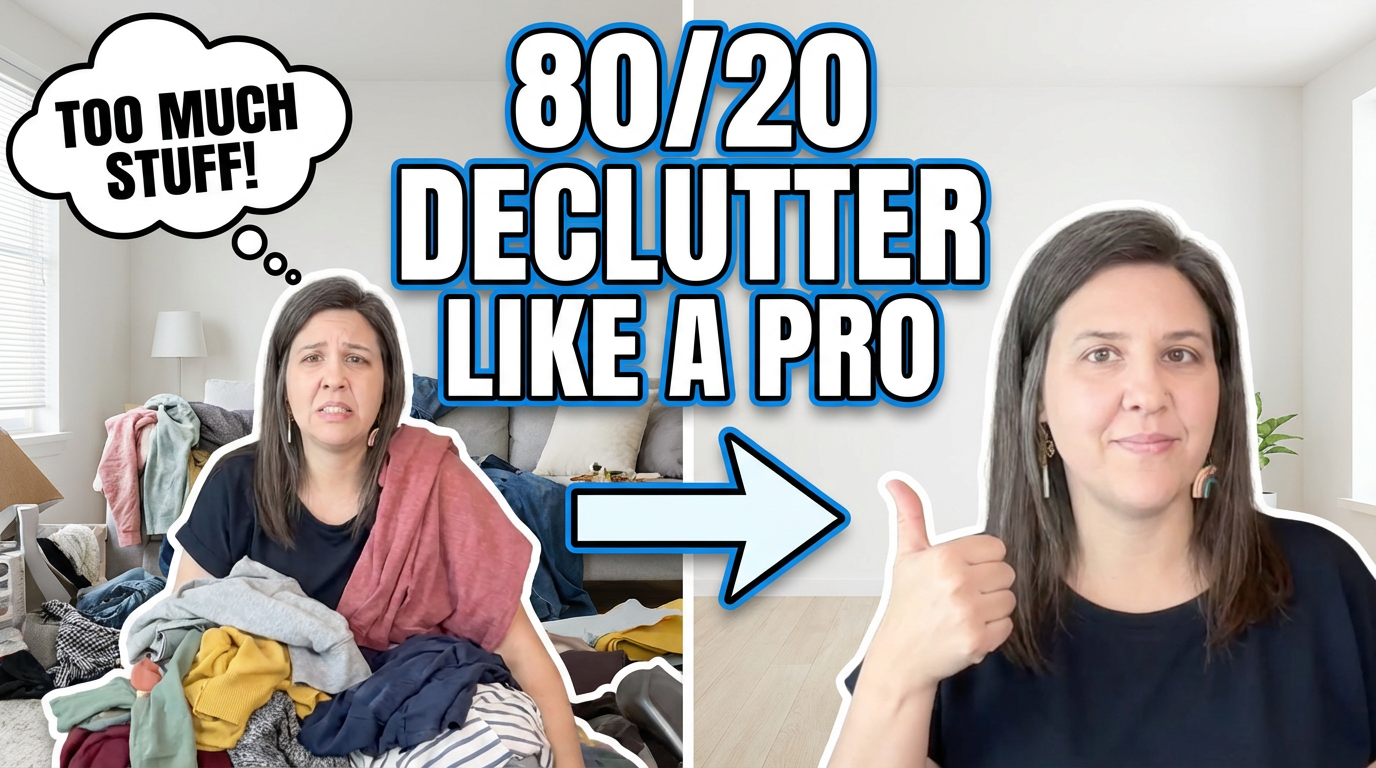 What Is the 80/20 Rule for Decluttering? Tips from a professional organizer in Cleveland, Ohio