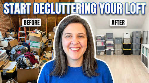 Where to start when tidying and decluttering the loft, Tips from a professional organizer in Cleveland, Ohio