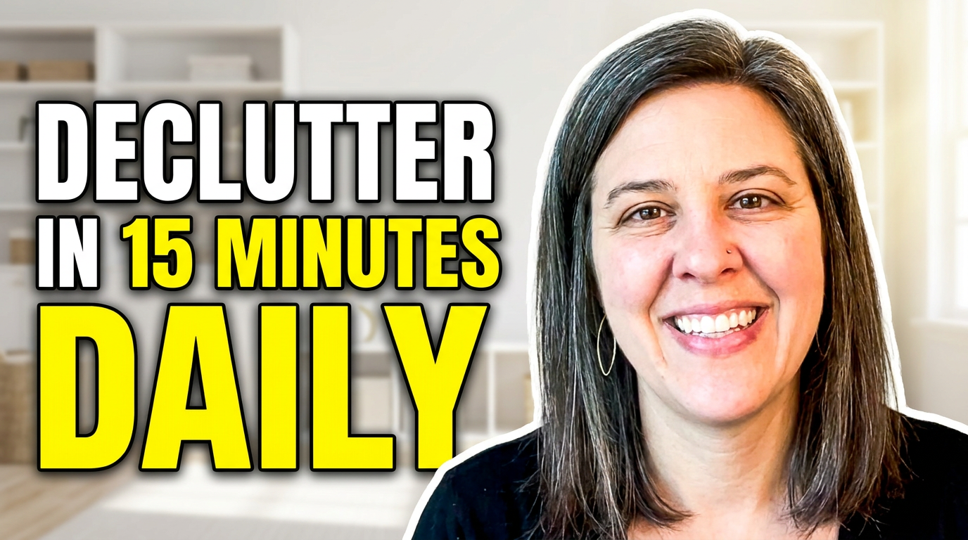 How to declutter your home in 15 minutes a day, Tips from a Professional Organizer in Cleveland, Ohio