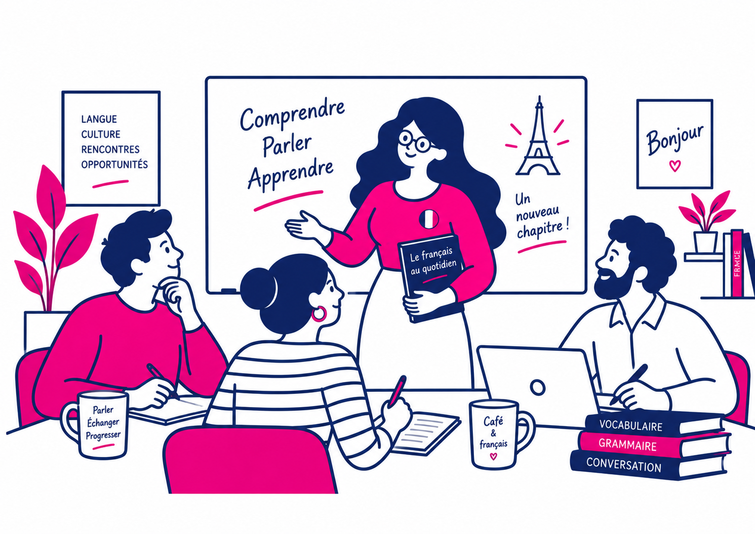 Adults French classes