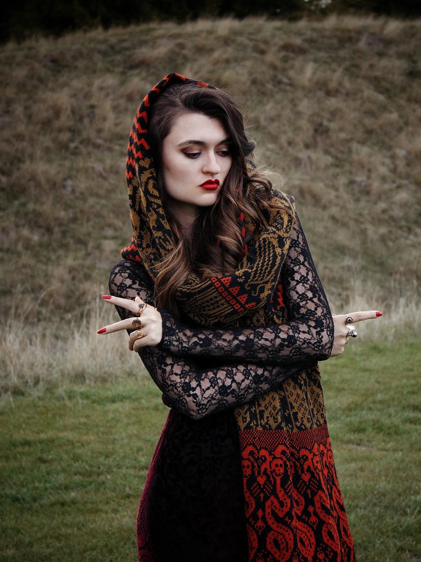 She is pure magic 🖤
This beauty is wearing the Arcana shawl 🔥 Image captured at the mystical Avebury Stone Circle ✨ 
To purchase my best seller link in bio 🖤 and a happy weekend to all you lovely people &hearts;️
S xx 

Massive thank you to @ophel