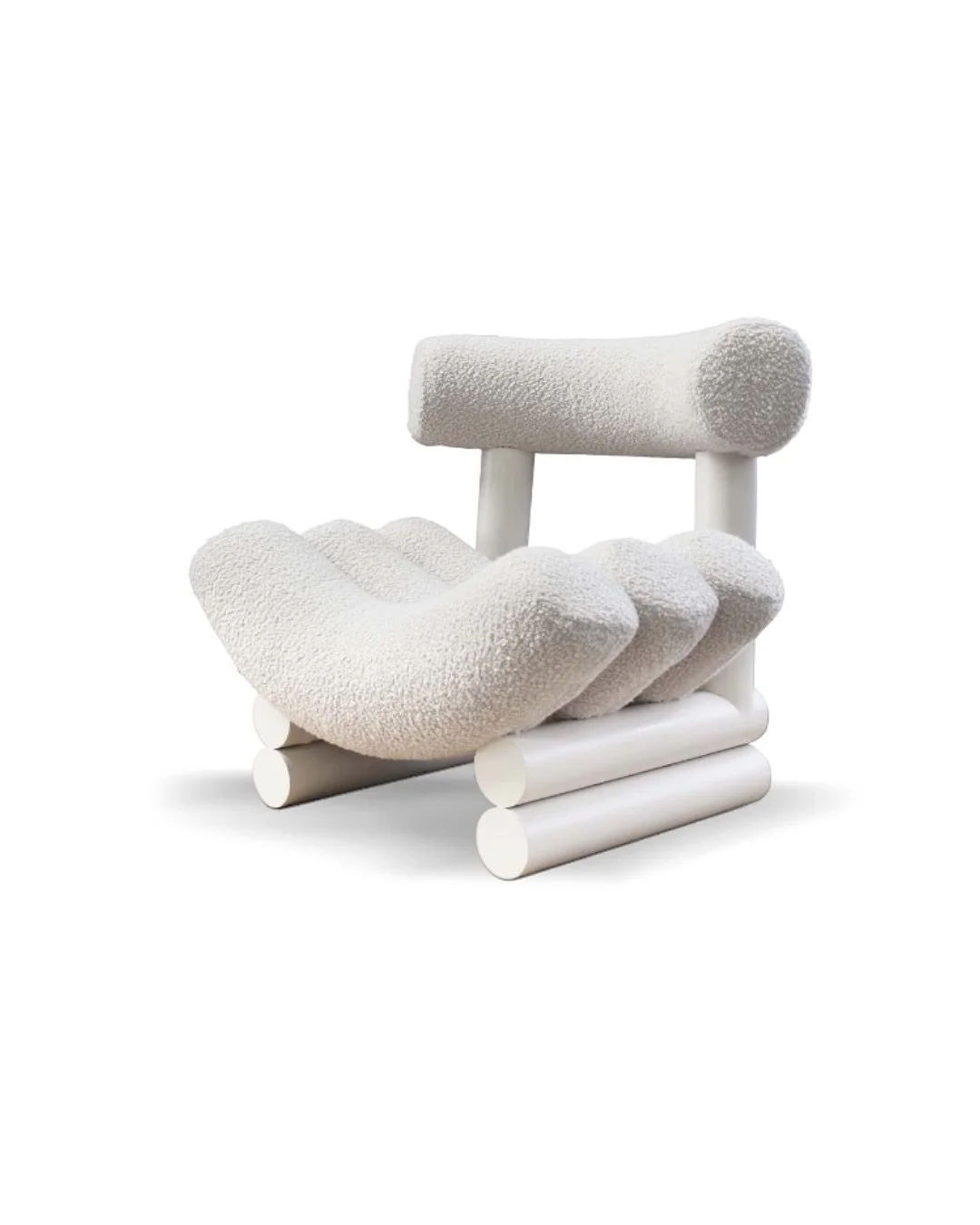 When modern comfort finds its place in timeless alleys&hellip; Puff Chips Chair by Collector Group, spotted in the Portuguese Quartier. #PortugueseQuartier