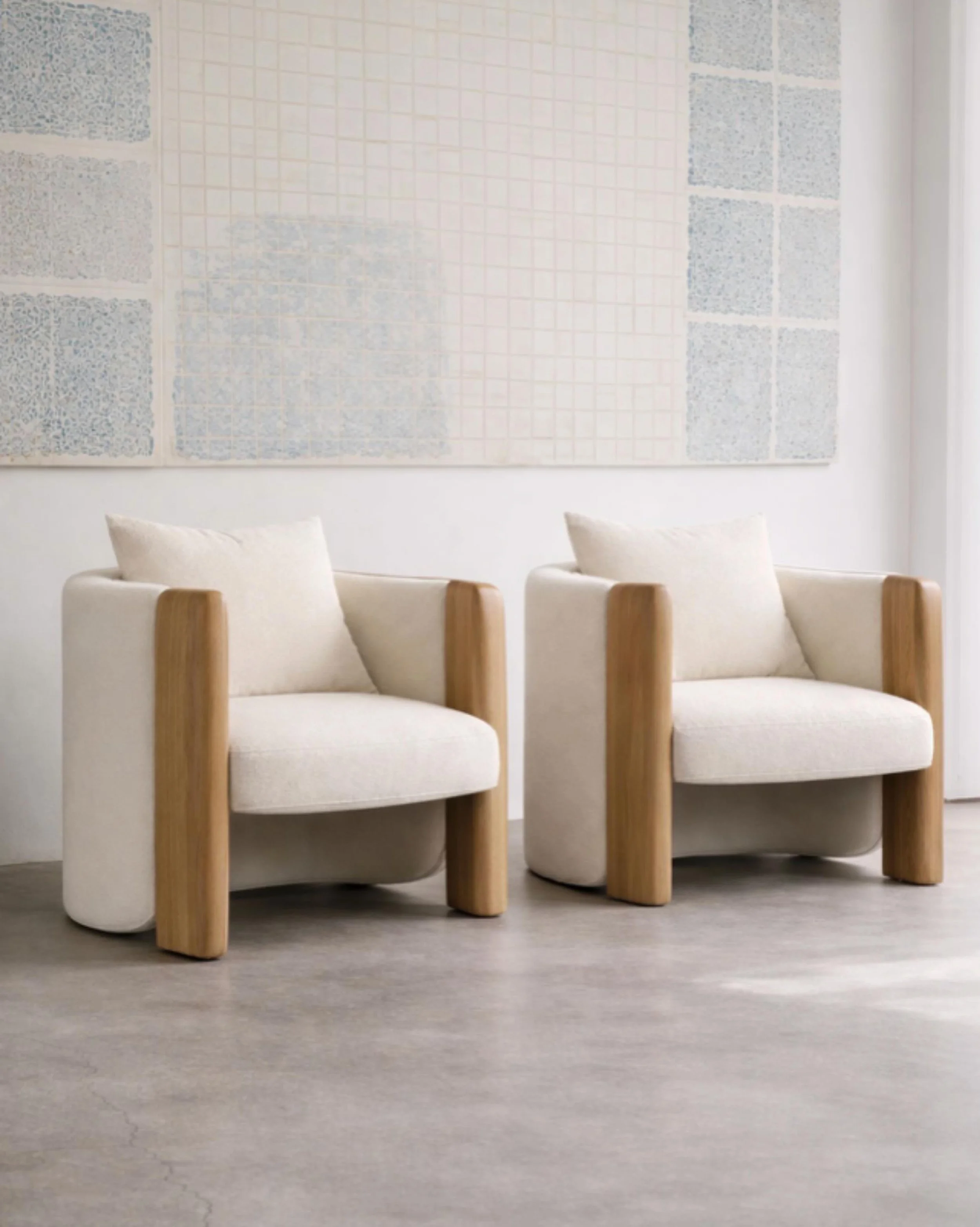 Sunset Armchair by Marco Ferriani. 
A sculptural balance of softness and solid wood, where timeless design meets contemporary curves.

Customizable dimensions for a perfect fit.