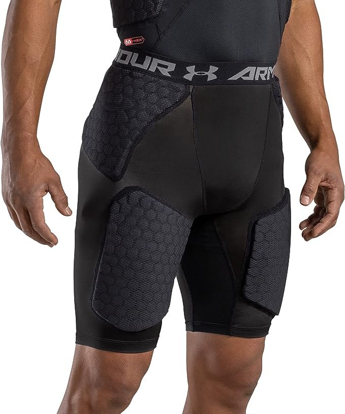 Champro Sports Tri-Flex 5-Pad Integrated Football Girdle, Compression Fit 