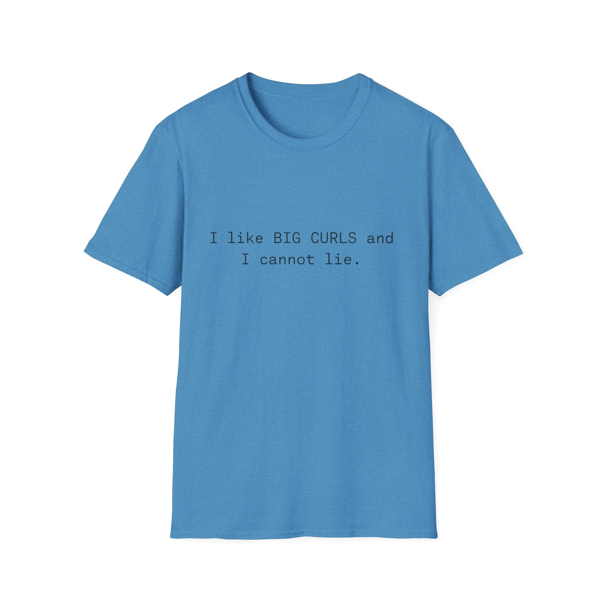I like big curls and I can not lie t-shirt