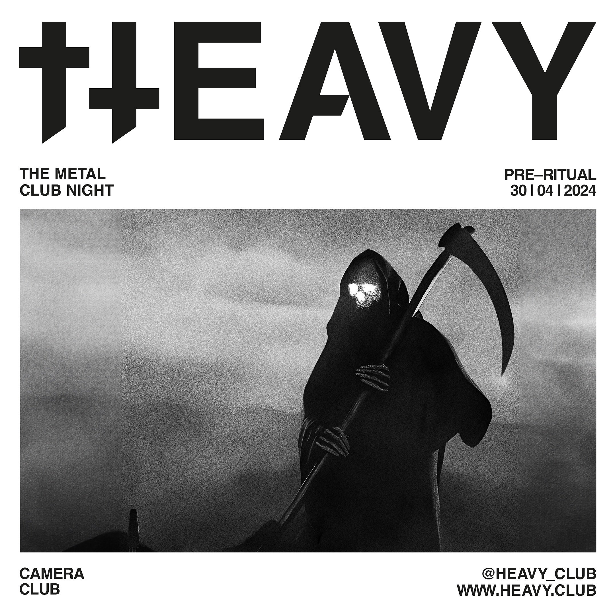 ++1 WEEK TO GO! ++ JOIN US IN THE HEAVY PRE-RITUAL ++ 100% METAL ++ EXCESSIVE &amp; NASTY ++ @cameraclub 30-04-2024 | SMALL VENUE WITH LIMITED TICKETS! GRAB YOUR 🎟️ NOW! www.heavy.club | 🔗 BIO
P.S: NEXT DAY IS PUBLIC HOLIDAY. TOTAL CARNAGE IS INEVI