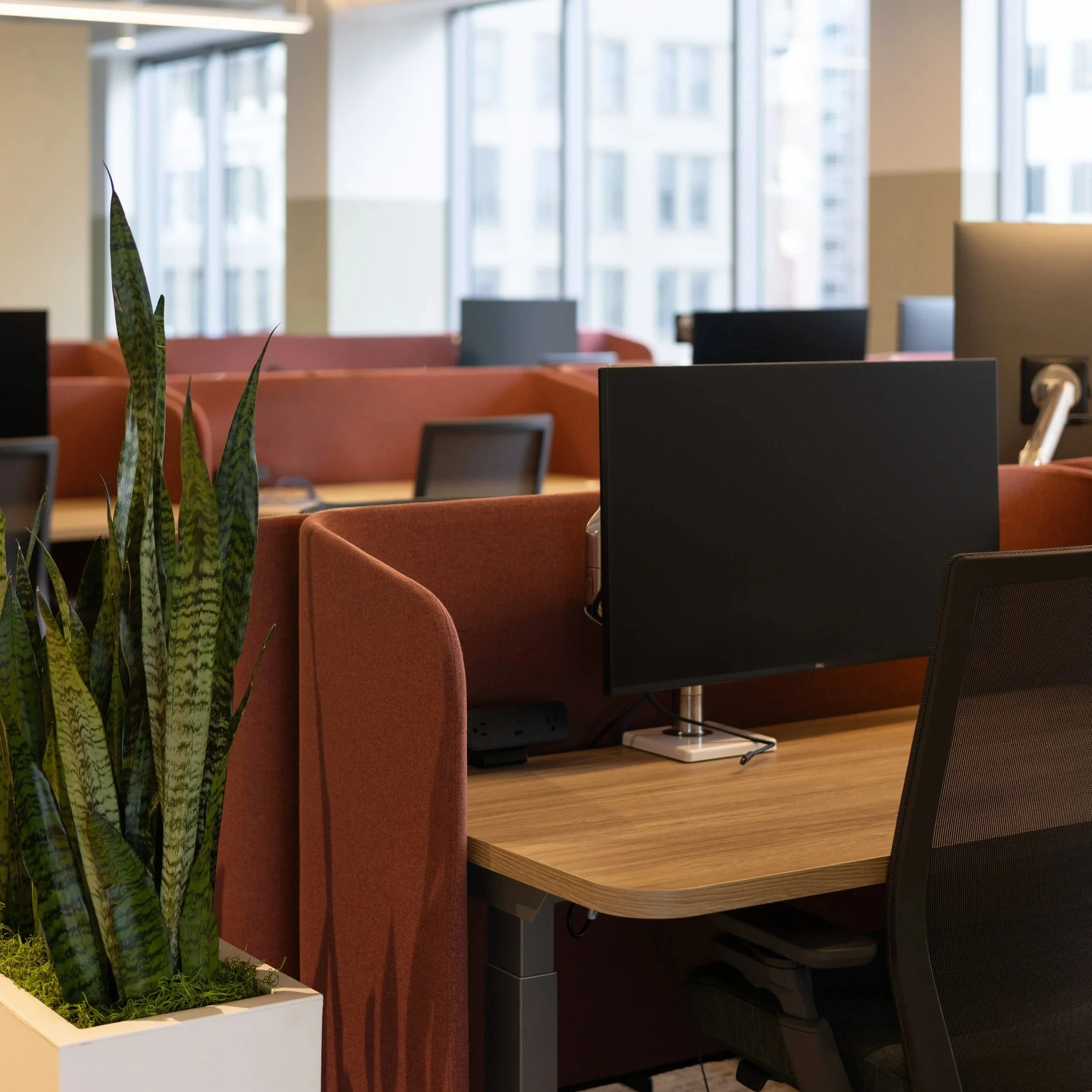 Computer Work Station in modern office design
