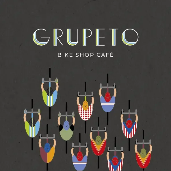 grupeto um grupo de ciclistas