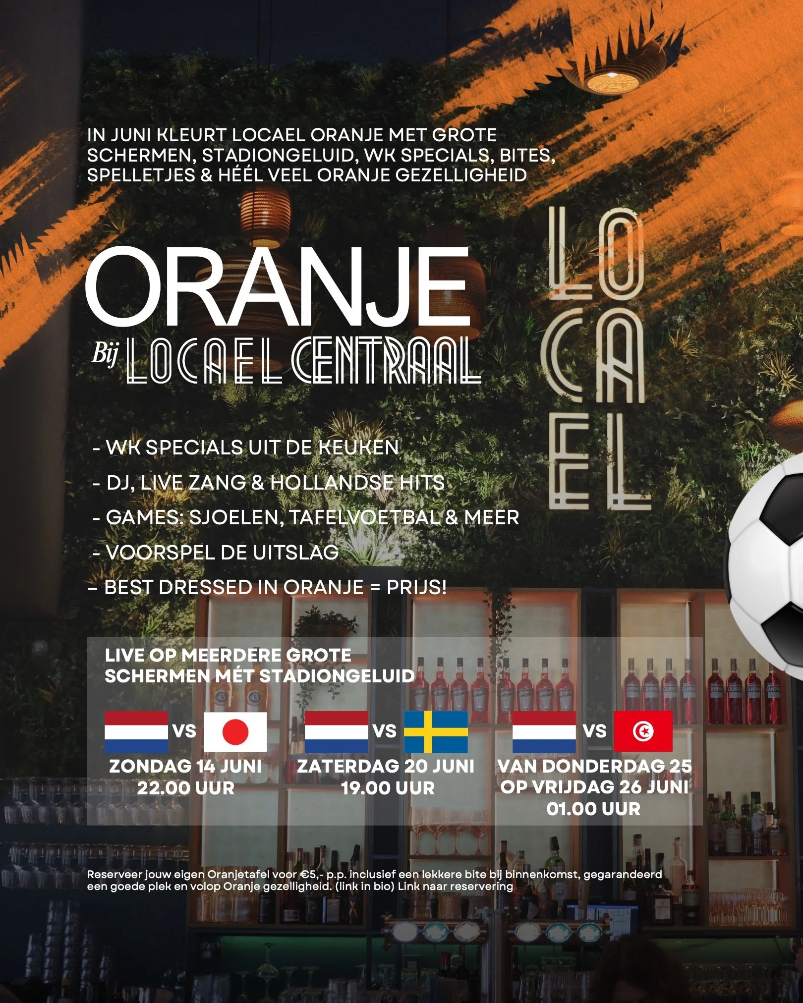 nederlands elftal wk locael haarlem