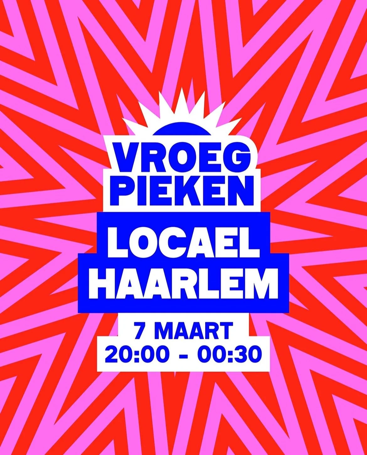 Vroeg pieken poster - Locael event