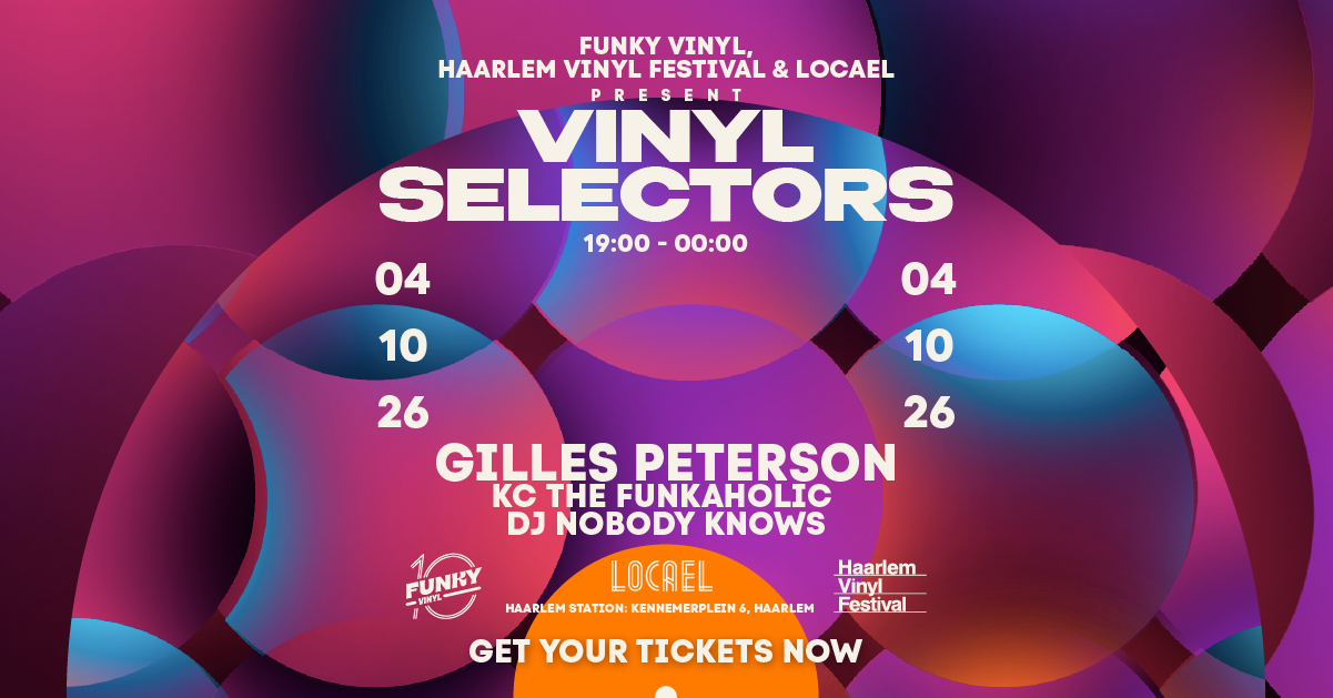 Funky vinyl locael station haarlem