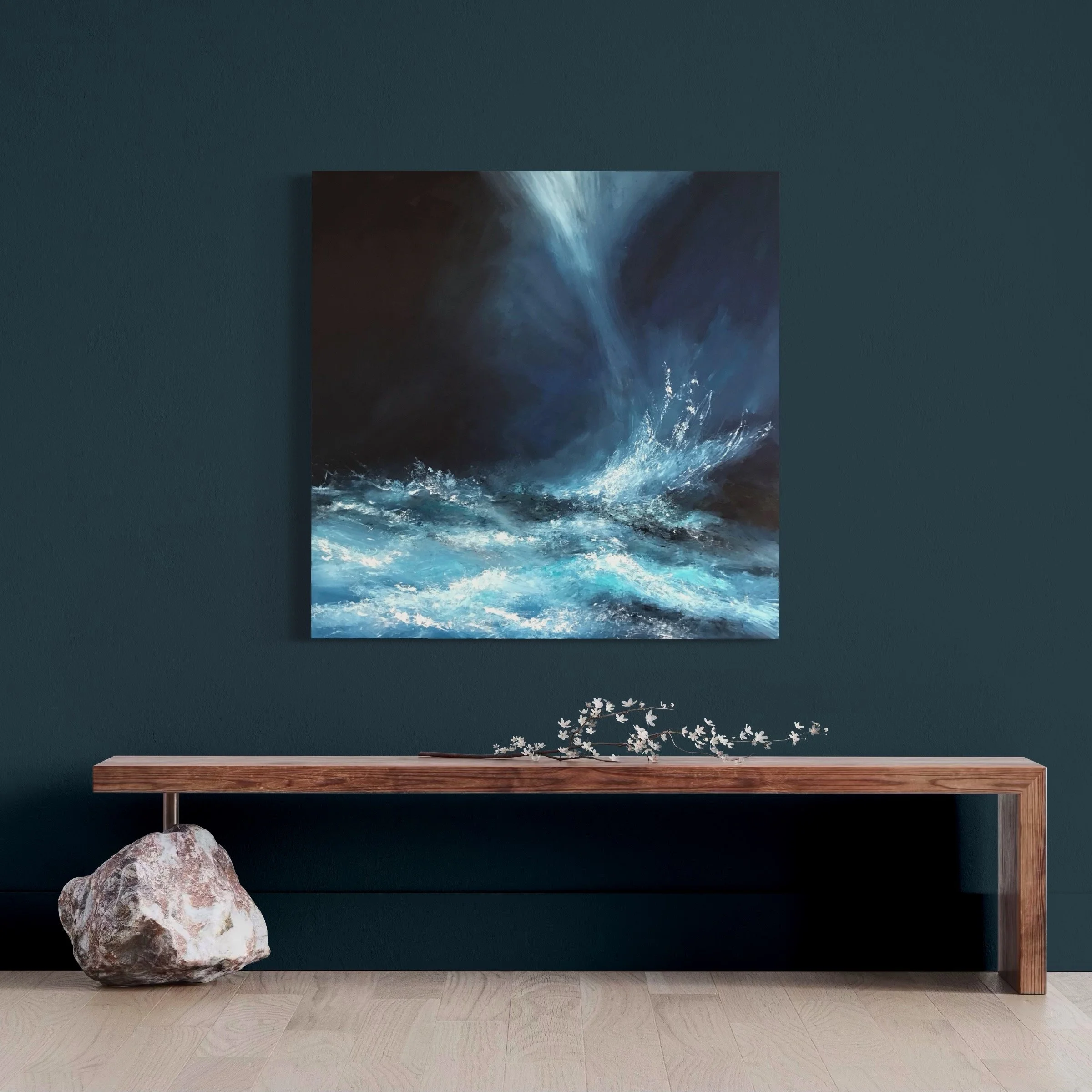 'Vortex' - Original Oil on canvas measuring 95cm x 95cm - Sold