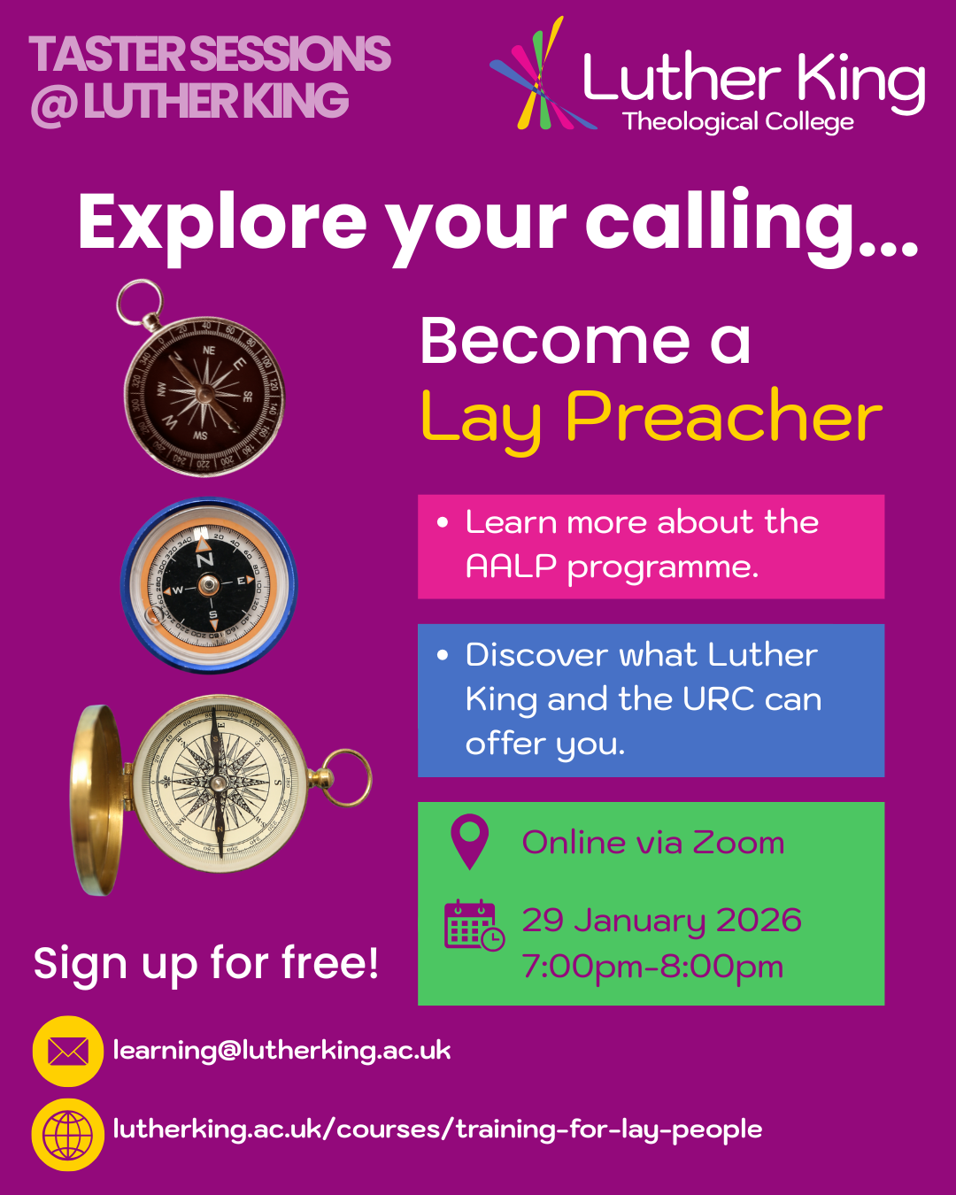 TASTER SESSION - Lay Preaching