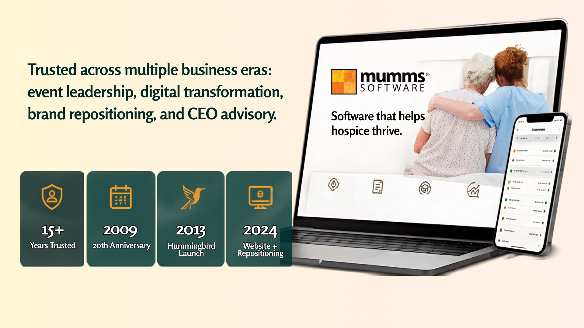 mumms: Healthcare SaaS Repositioning