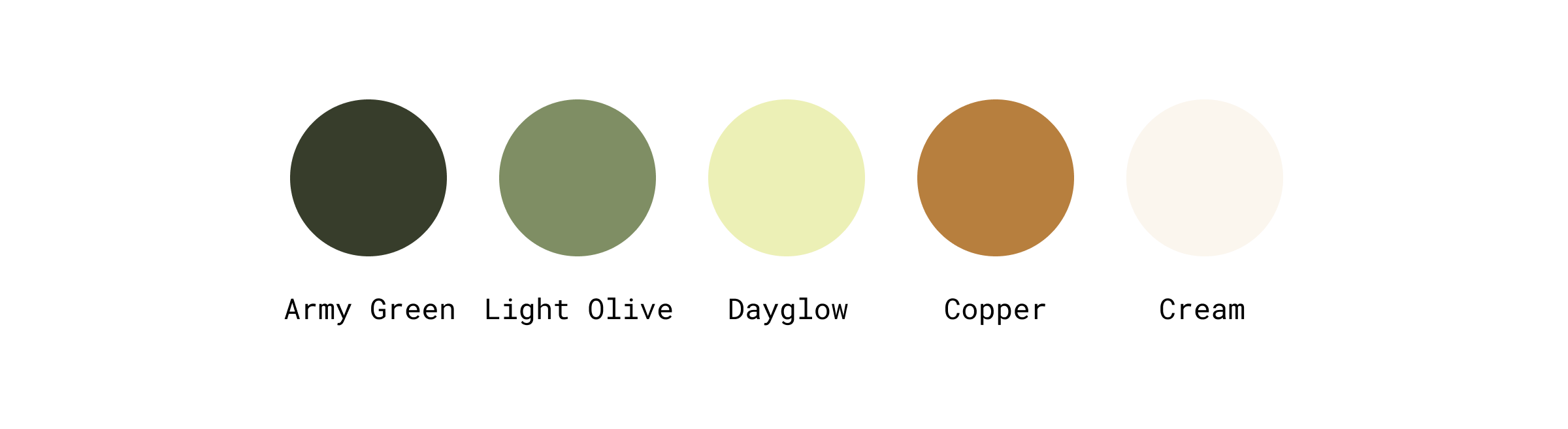 earthy color palette