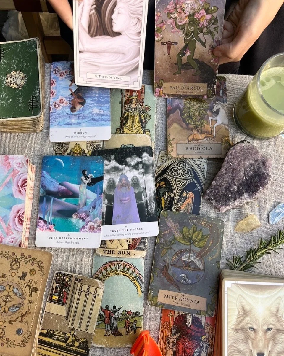 I never set out to become a baby witch. 🧙‍♀️
But here I am, pulling tarot cards in meetings and howling at the Cornish moon. 🌒
How did I get from here to there? Read along in this month’s Substack (link in bio).
But my question for you