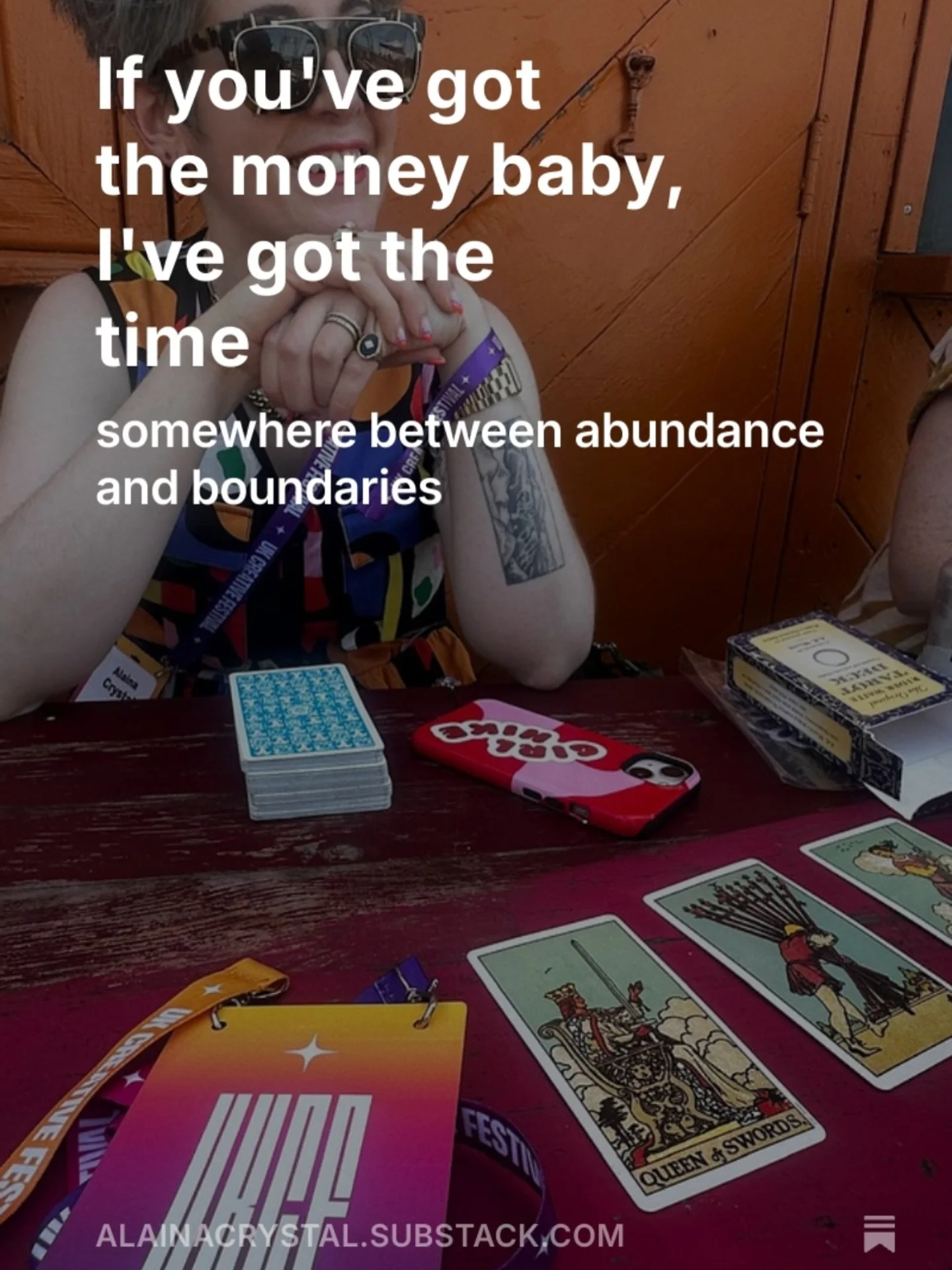 Are you feeling the pull between abundance and boundaries?
Are you struggling to balance time, money and your own self-value?
Is Jupiter in Cancer vs. Saturn in Aries getting you down?
Explore all this and more with me in my latest Substack, where I