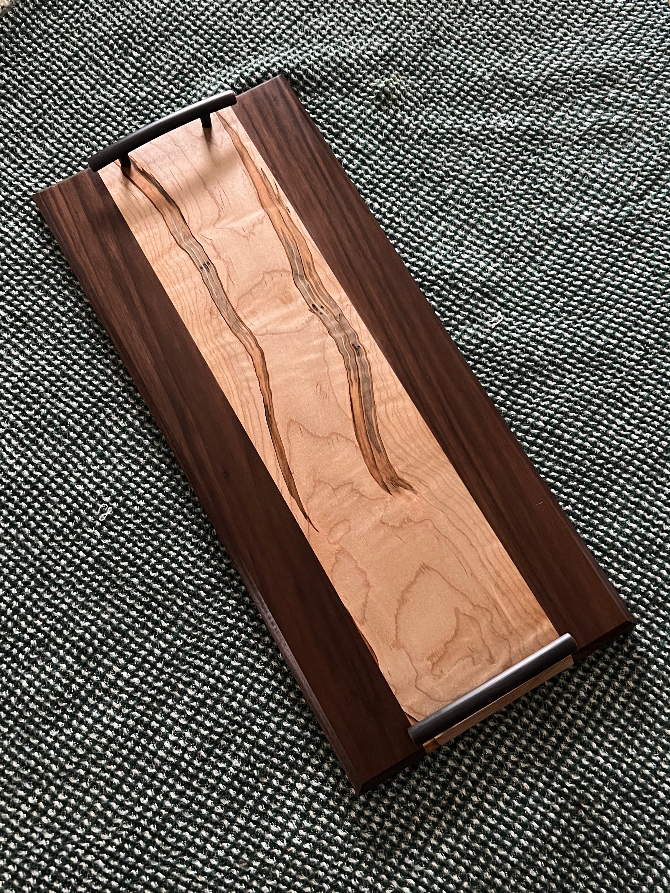 Medium Charcuterie Board Walnut Char Maple -1 IMG_6996.jpeg