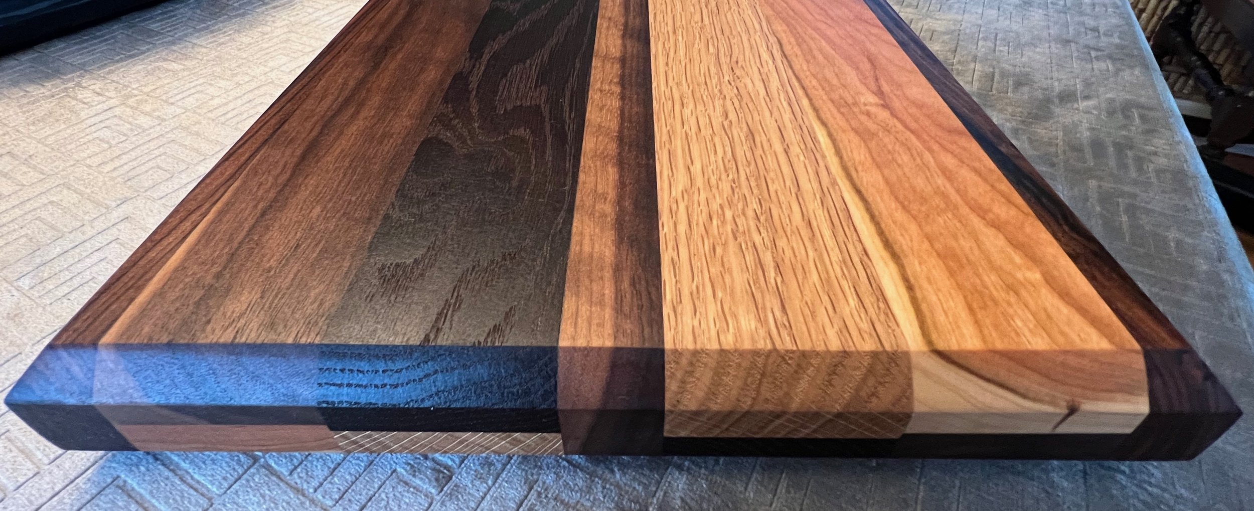 Large Mutli-Hardwood-Layered Cutting Board - 3 IMG_7592.jpeg
