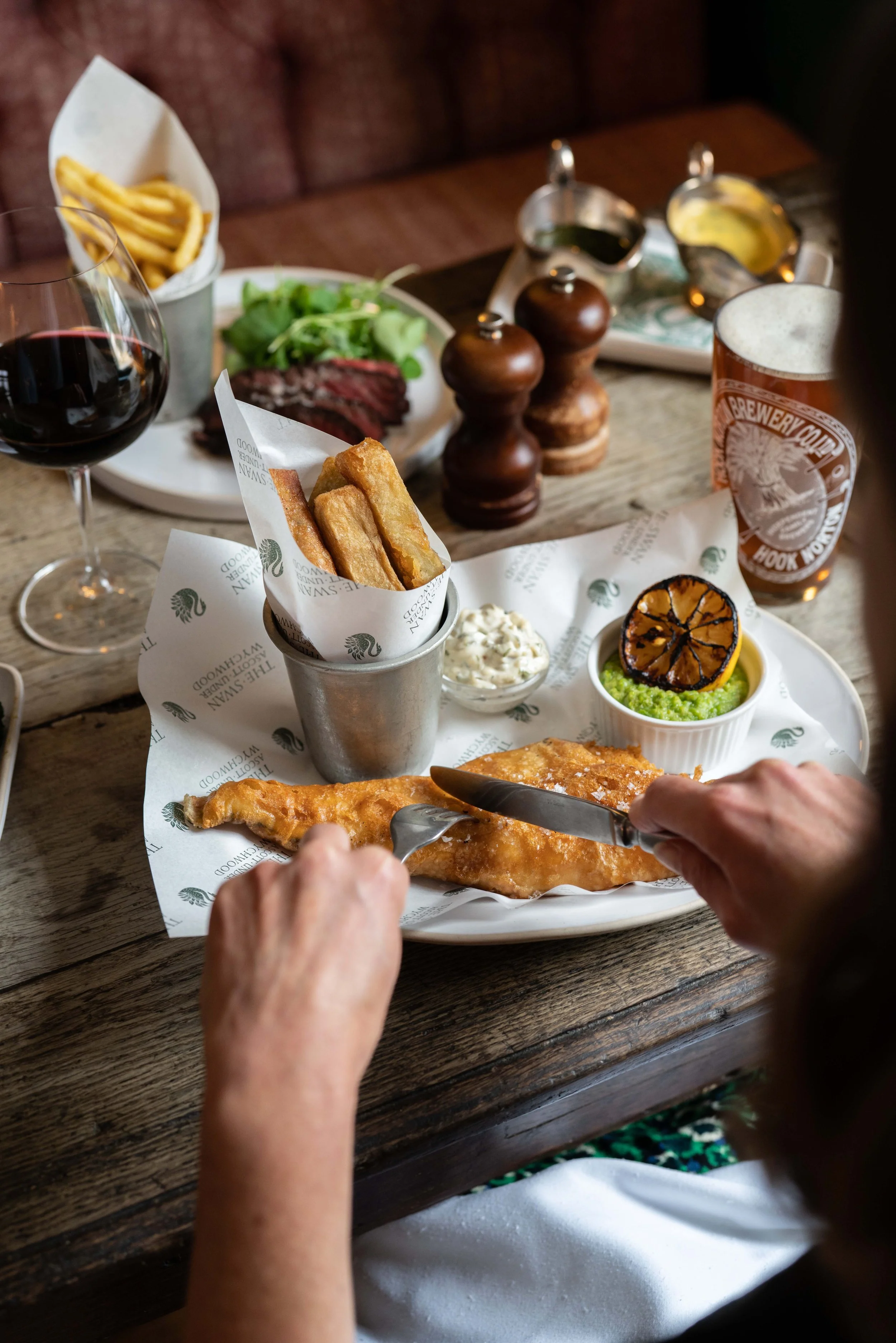 Fish and Chips at Lionhearth