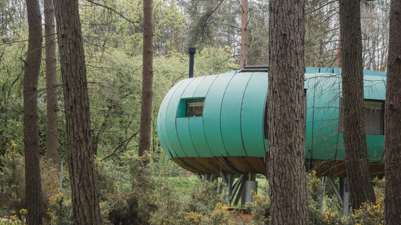 TreeDwellers futuristic treehouses in Oxfordshire