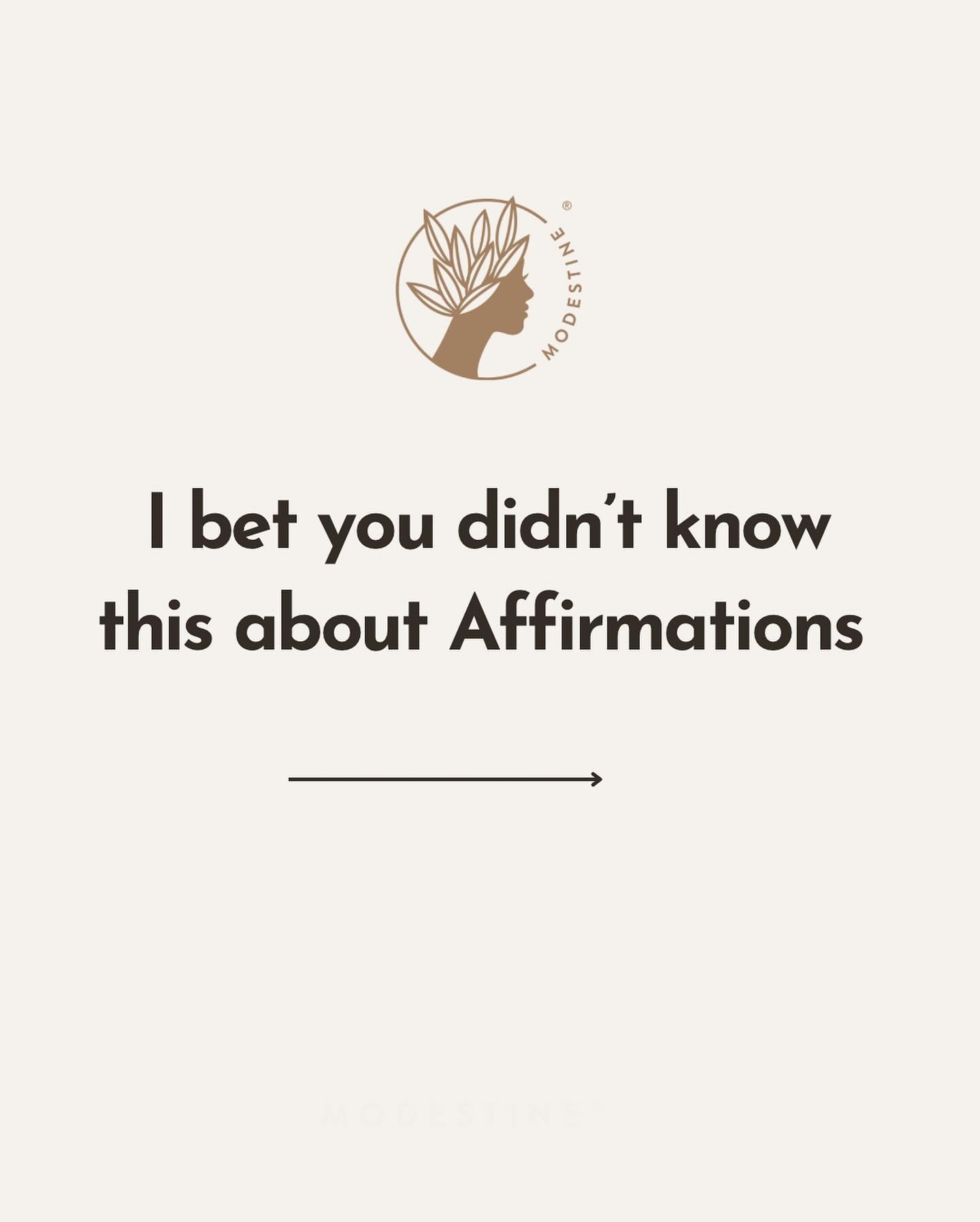 Are you tired of feeling like your affirmations are falling flat?&nbsp;

Let&rsquo;s revamp your practice by avoiding these common mistakes:&nbsp;
Saying &lsquo;I will&rsquo; instead of &lsquo;I am,&rsquo; focusing on negatives, and making vague, gen