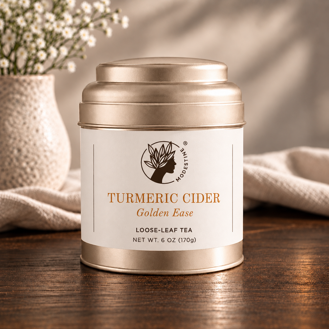 Turmeric Cider | Golden Ease | 6 Oz