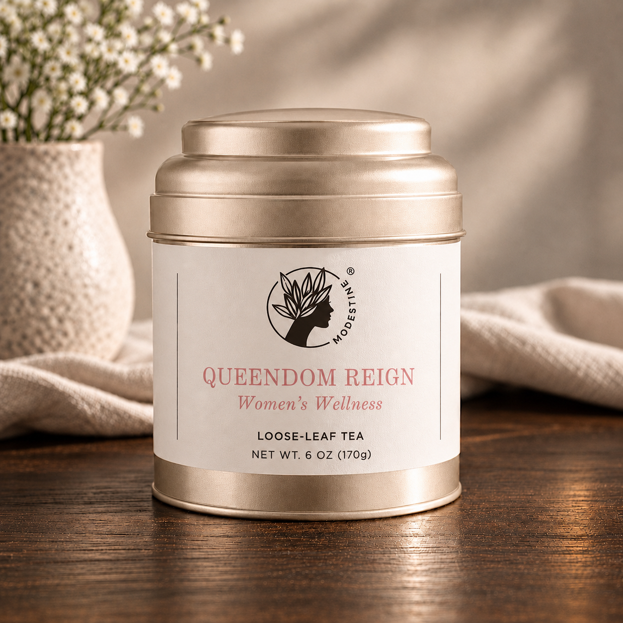Queendom Reign | Women's Wellness Tea | 6 Oz