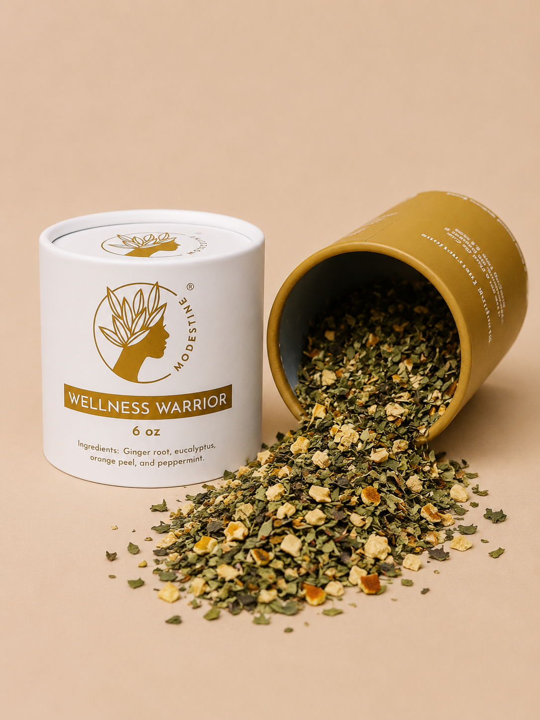 Wellness Warrior | Daily Mood Booster | Herbal Tea | 6 oz