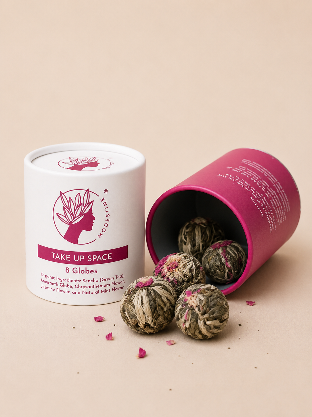 Take Up Space | Blooming Tea Ritual | 8 Globes