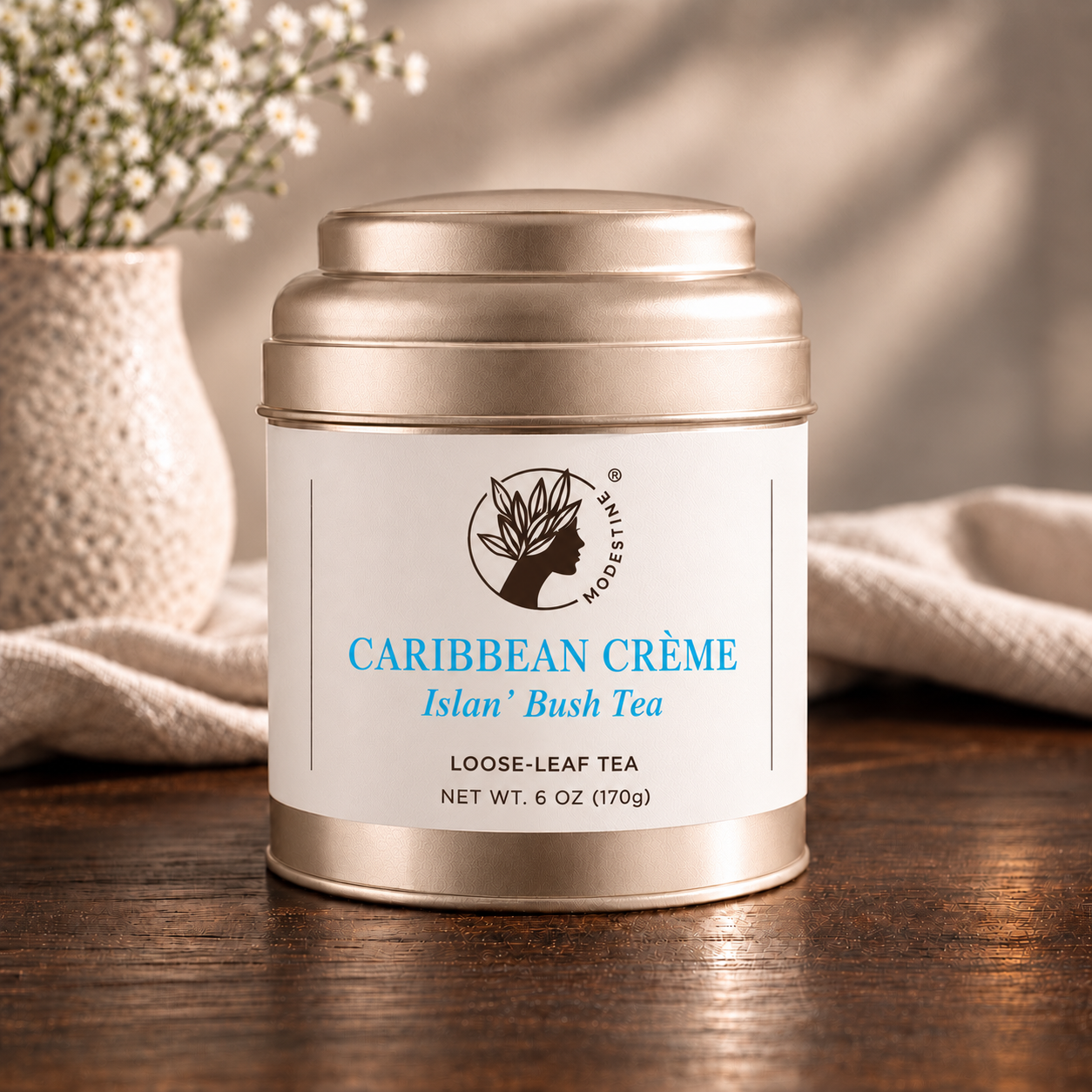 Caribbean Creme | Islan' Bush Tea | Antioxidant & Healthy Aging Support | 6 Oz