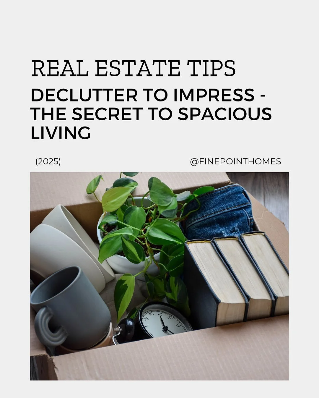 Thinking about listing your home? Here are some simple decluttering tips that make a big impact!💫
#FinePointHomes #HomeSellingTips #FortWorth #StagingThatSells #RealEstate