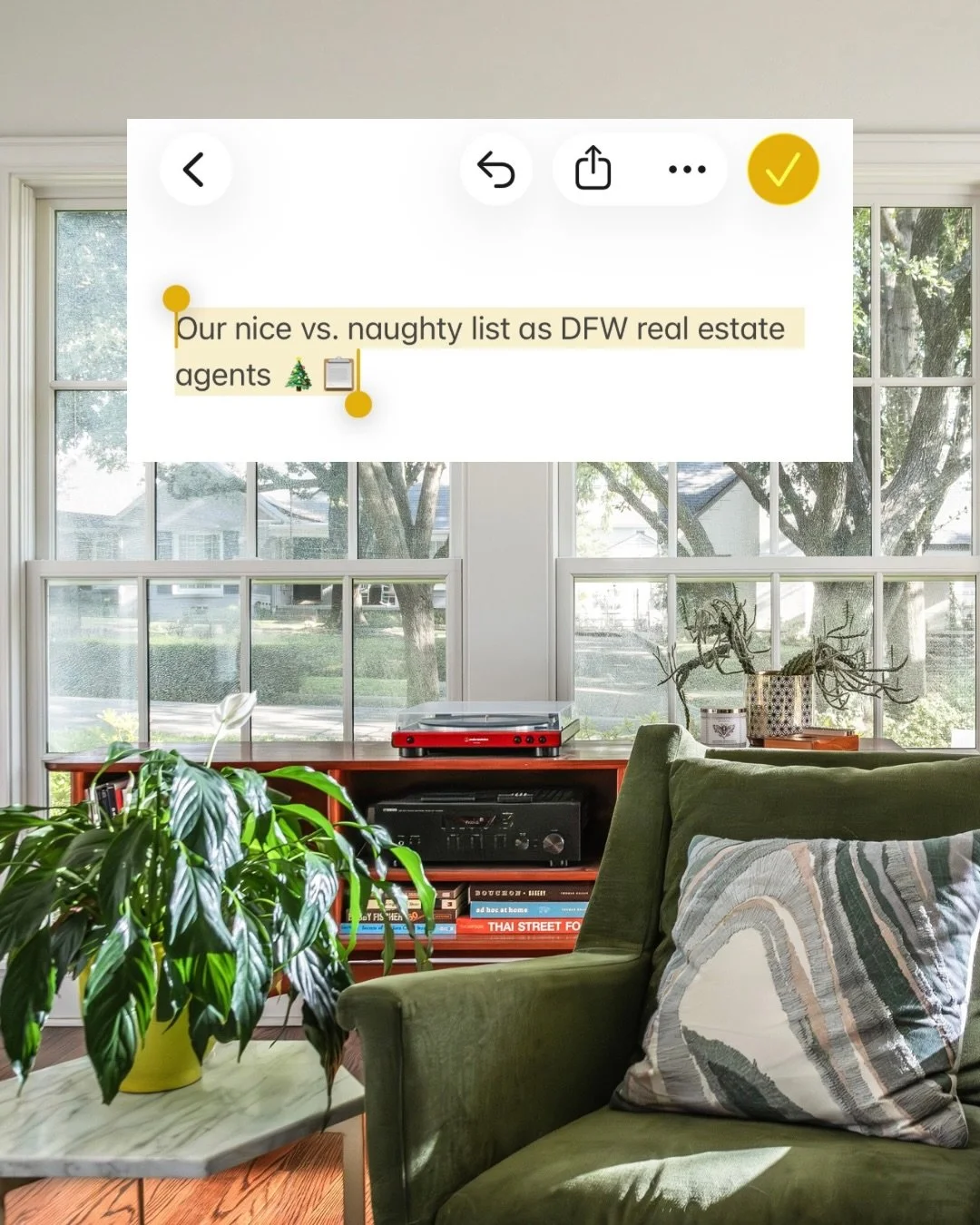 We&rsquo;re no Santa, but we&rsquo;ve got our lists 📋🎄

#FinePointHomes #DFWRealEstate #FortWorthRealEstate #FortWorthHomes #FortWorthChristmas