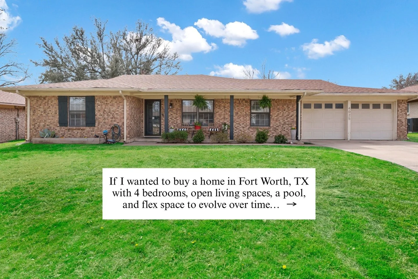 Comment &ldquo;DETAILS&rdquo; and we&rsquo;ll send you all the info!

If I were looking for a home in Fort Worth that could truly support everyday family life&hellip;

Updated mid-century modern that hasn&rsquo;t lost its charm
Four bedrooms that gro
