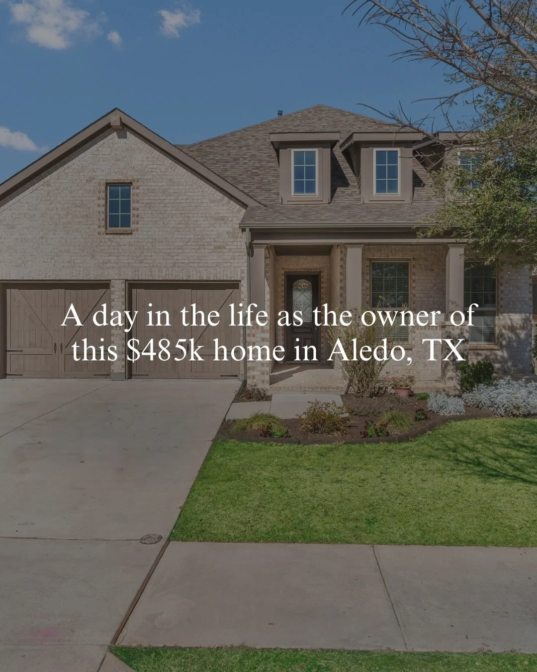 A day in the life living in Aledo ☀️
Slow mornings in the kitchen, afternoons filled with natural light, and evenings hosting friends on the patio.

This $485K home is the kind of place where everyday moments feel a little more special.

Message us f