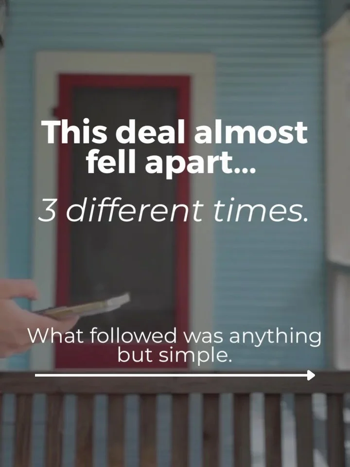 Most people only see the &lsquo;SOLD&rsquo; sign, but they miss the wild rollercoaster ride it took to actually get it to the closing table.

A few years ago, I helped my clients win this beautiful 100 year old home in the heart of historic Fairmount