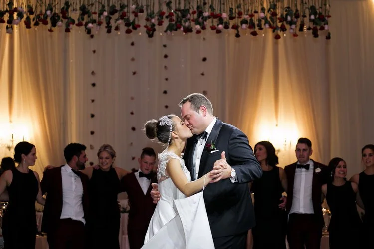 OCC bride and groom dancing
