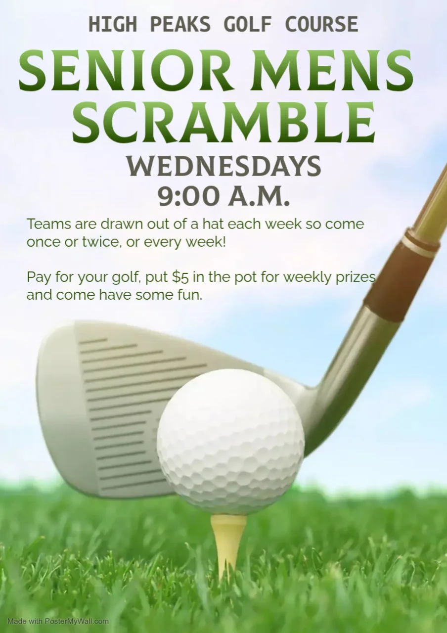 Senior Mens Scramble