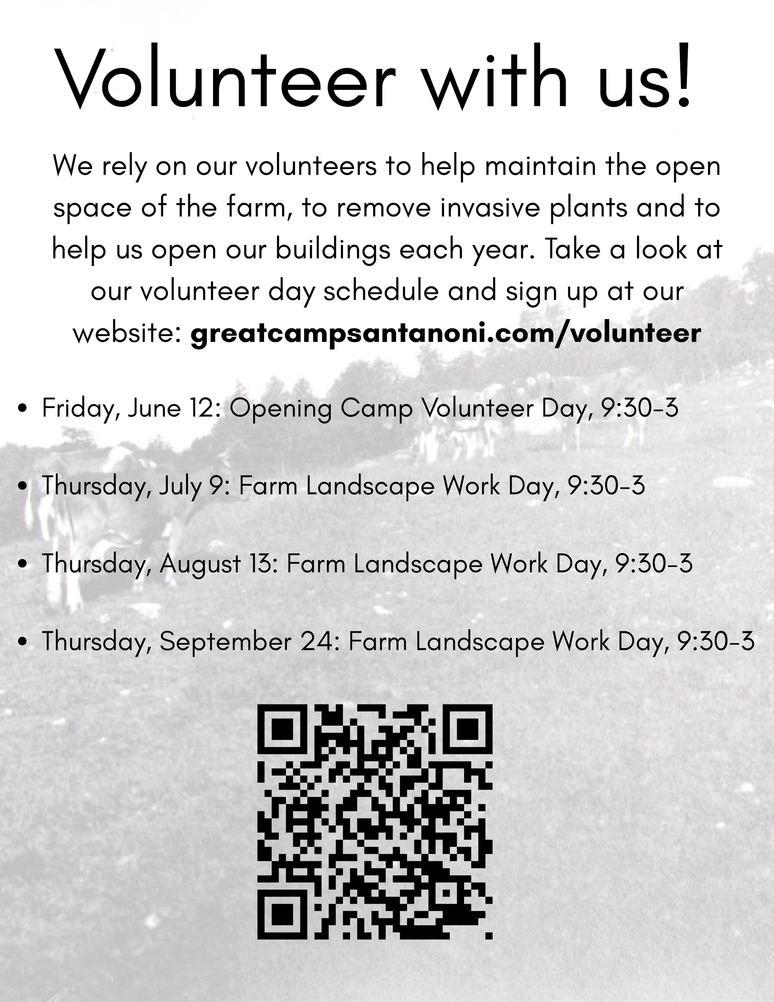 Opening Camp Volunteer Day