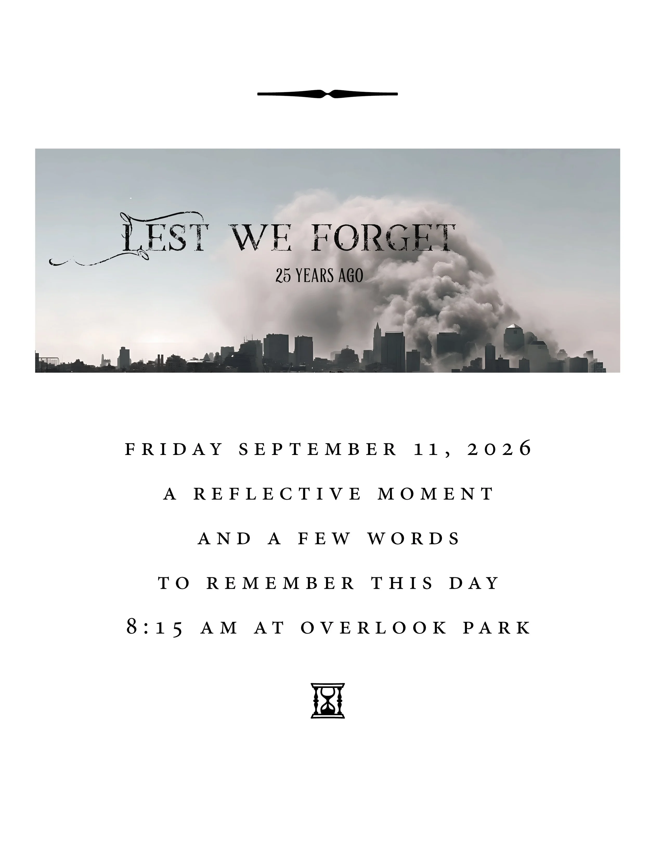 Memorial Ceremony for 911