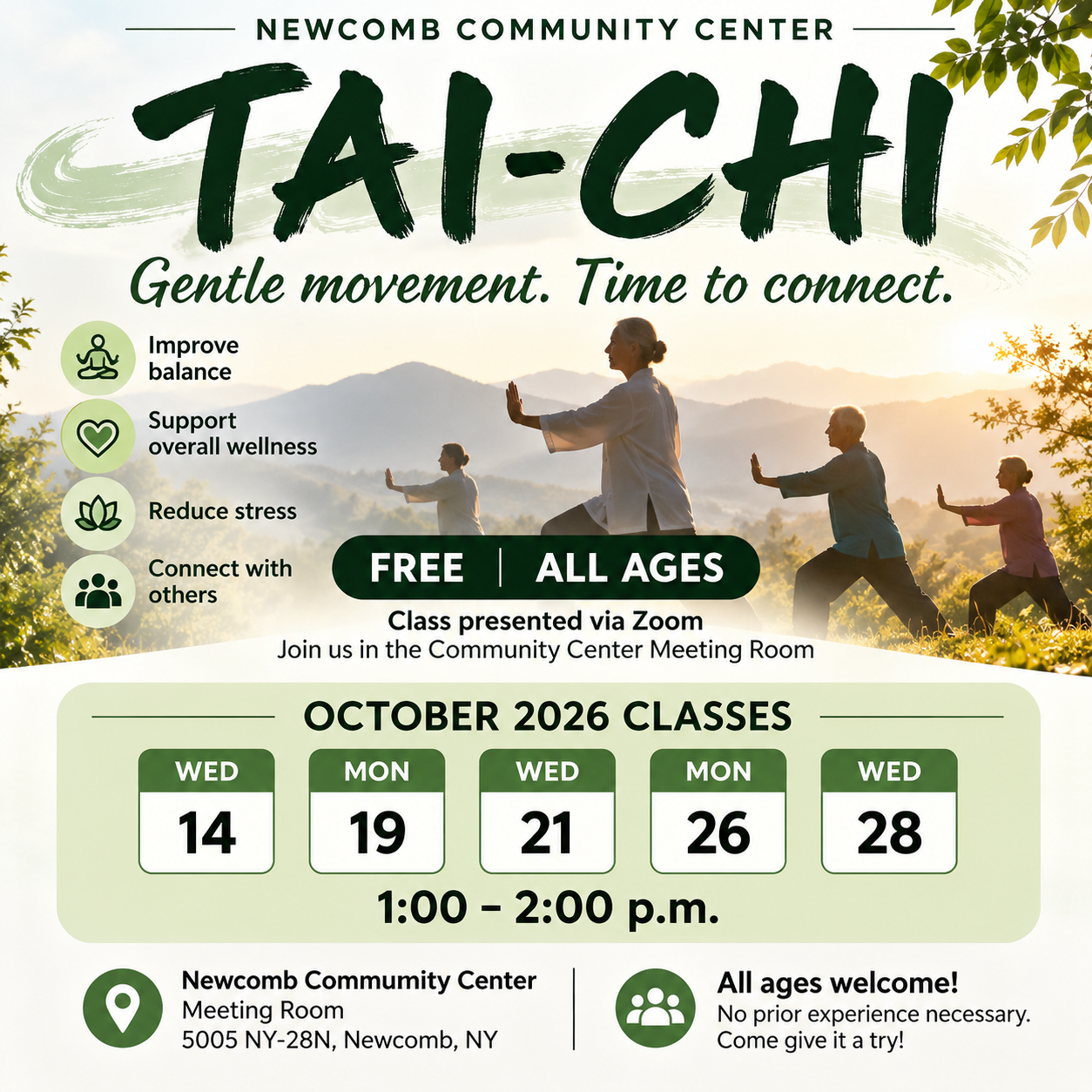 Tai Chi – Free Community Class