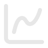 Simple line drawing of a rising arrow or graph