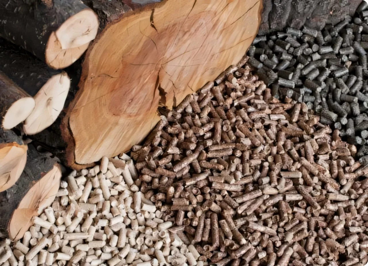 Wood pellets, the CO2-neutral fuel for NORDRE coffee roasters