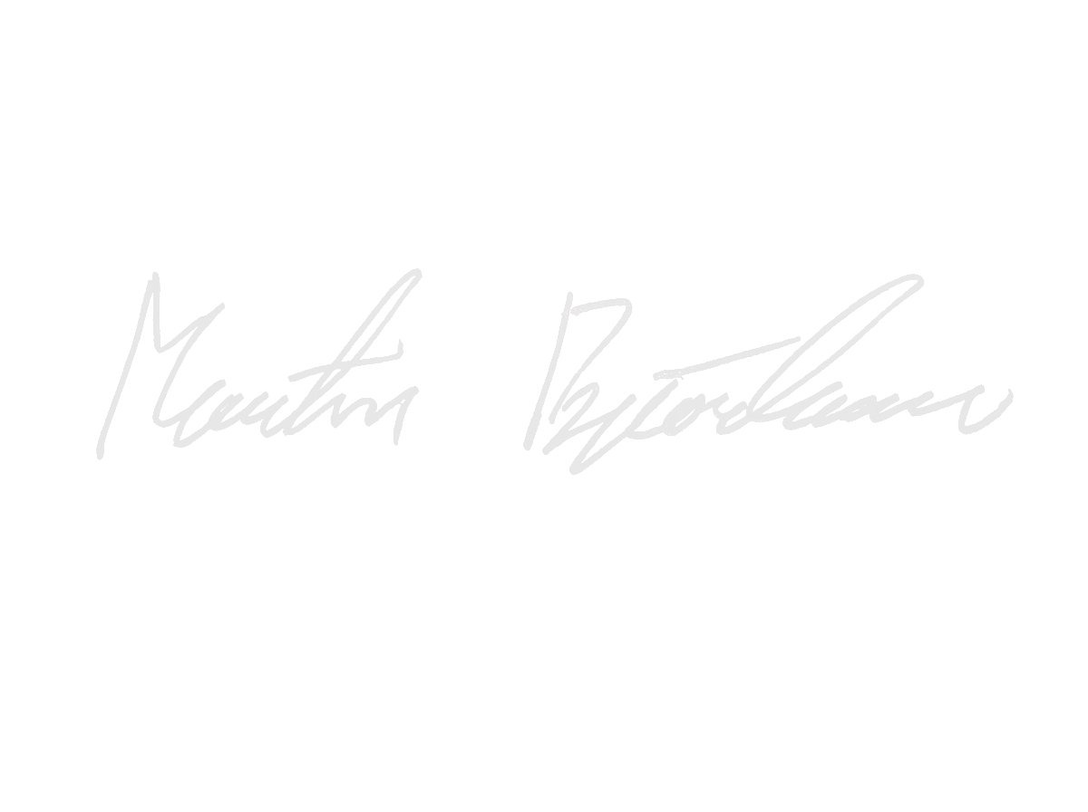 Signature of Martin, founder of NORDRE Roasters AB