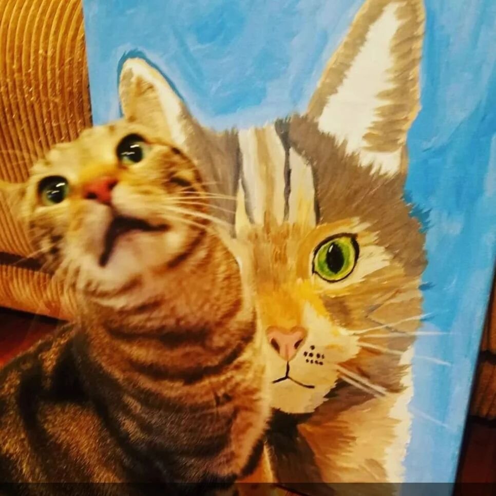 This one always cracks us up. Deb went to a paint your pet night.and. well...we will let you be the judge of how it turned out. Our son or daughter will be getting their creativity from Steve. Lol.

Pregnant and considering adoption? Find out more ab